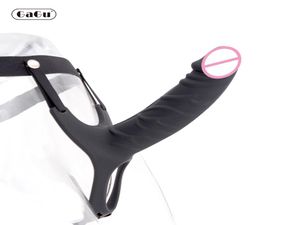 Gagu Sex Toys Dildo cavo con cablaggio Strapon Penis Assola per la cintura di coppia su dildo per uomo donna lesbica Y04089623984