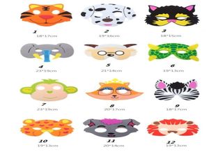 Bambini fantasia Dressfoam Mask Maschere Eva Animal Masks Bag Child Birthday Holiday Christmas Cosplay Stage Cartoon Mask Gift7221206