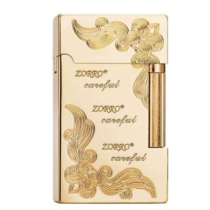 ZORRO Kerosene Lighter Loud Alloy All-In-One Hine Pattern Sound Oil Lighter