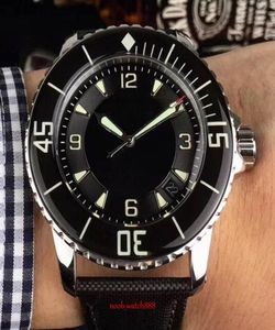 새로운 Desingers Men Watches Japan Automatic Movement Watches 5015 5015b Black Blue Bezel 42mm Relojes Gold Black Strap Lether WR3815538