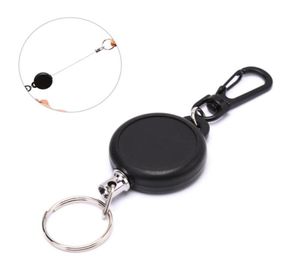 Keychains 1PCS Unique ID Badge Lanyard Name Card Holder Reel Recoil Belt Clip Retractable Pull Key Chain2824104