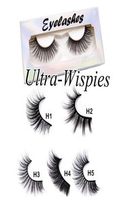 Ultra Wispies Faux 3D Mink Eyelashes Natural Long Soft Fluffy False Eyelash In Bulk Full Strip Lashes Extension Makeup1137631