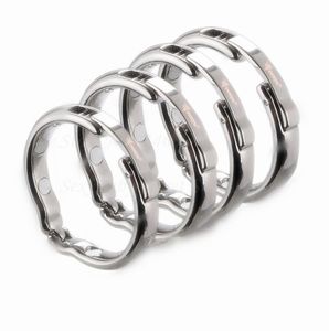 4 Размер Выберите кокринг -кольцо пениса для мужского магнитного физиотерапии металлическое v тип обрезания