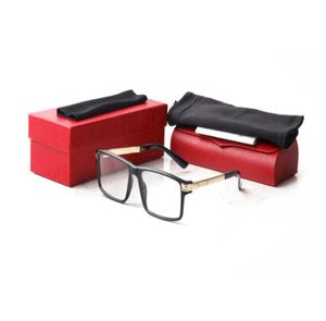 Myopia Eyewear Computer Spectacle Men Square Eglasses Металлические ноги очки чистые объективы Оптические рамки Окулос с Box3687394