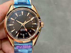 TW Factory 150 Watch apresenta uma cinta de capa de aço inoxidável de vidro de 8605 Movimento Sapphire