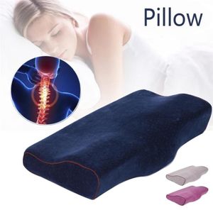 Cuscino di memoria ortopedica per il dolore Protezione del collo Protezione al collo lento Rimbalzi di memory foam cuscinetto cuscino per cuscinetto cervicale 21119036465