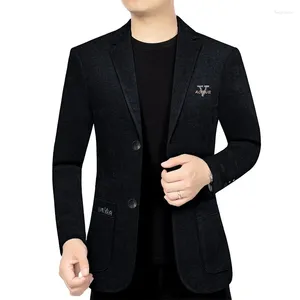 Abiti da uomo uomini lussuosi abbigliamento formale blazer giacche da uomo cappotti casual abbigliamento primaverile maschio 4xl