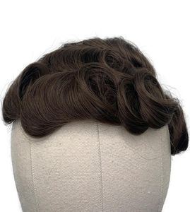 2020 Мужские кожи Toupee Skin Pu Малайзийская система замены волос.