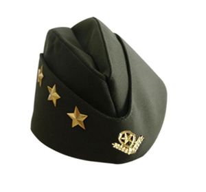 Dance Performance Boat Caps Ears Sailor Dance Hat Russian Caps Square Army Cap Military Hat hela 23119009579