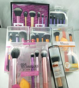 Brand Real Makeup Brushes Starter Kit Sculpting Powder Sam039s Picks Blush Foundation Flat Cream Brushes Set2495407