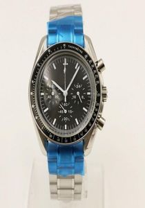 Luxury Watch OM Men 40mm 40m Aço inoxidável Quartz Relógio Velocidade do movimento Tick Tas