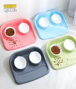 Cawayi Kennel Feeder Feeder Bowls for Dogs Cats Pet Food Bowl Comedero Perro Miska Dla PsA Gamelle Chien Chat Voerbak Hond T6202924