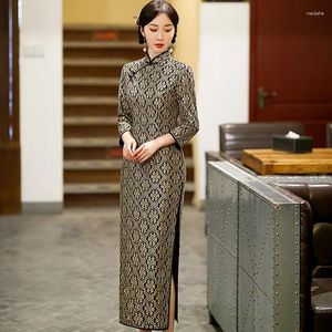 Этническая одежда Cheongsam и платья похудка старая шанхайская ношение