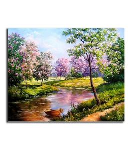 5d Diy Diamond Malerei Cross Stitch Szenerie Spring Tree Diamond Stickerei Volles quadratisches Diamant Mosaik Handwerksnadelwerk3702561