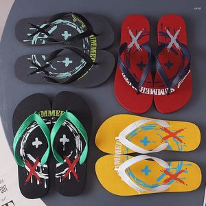 Slippers 2024 Design Men'S Flip-Flops Grimace Personalized Custom Eva Beach Summer Simple