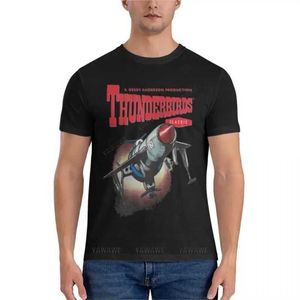 Mäns T-shirts My andra Gerry Anderson Thunderbirds Fan Art-stycke. Klassisk T-shirt vanlig T-shirt estetisk kläd