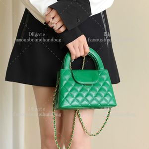 Mini alışveriş bbag 19cm omuz çantası tasarımcısı kadın çanta buzağı derisi zincir çantaları 10a ayna kalite tasarımcı çanta crossbody çanta kutusu c144