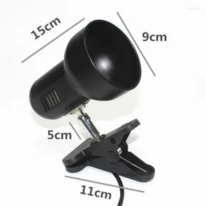 Bordslampor LED Bokljus E27 Skruv Flexibilitet Mini Clip-On Portable Clip Style Study Lamp Reading Light