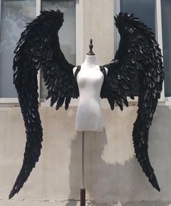 NEW Customized Black Devil angel wings Cosplay shooting display props stage Bar decoration Fashion accessories EMS 2183839