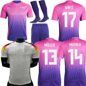 S-4XL 24 25 Germany European Cup Soccer Jerseys HUMMELS KROOS GNABRY WERNER DRAXLER REUS MULLER GOTZE Football Shirt Men Women Kids Kit Fans Player Versions