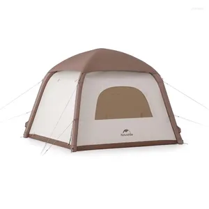 テントとシェルターNatureHike Ango Air Inflatable Tent Portable 3人クイックビルディングキャンプ2ドア150Dオックスフォードドーム付きポンプ