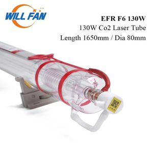 FAN 130W EFR F6 CO2 Comprimento do tubo a laser 1650mm Diâmetro 80 mm para CNC Graving Cutter Machiner1023470