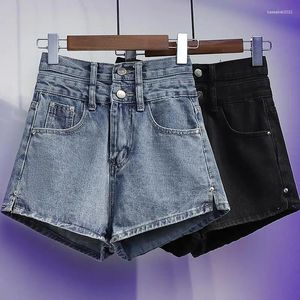 Jeans femminile estate strappata da donna corto pantaloncinipini pantaloncini da donna con tasche a vita alta jean soft mini g372