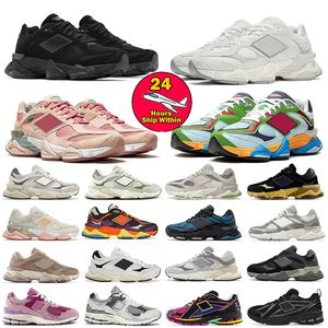 Designer 9060 Löpskor Män kvinnor 9060S 1906R 2002R Sneakers 9 6 Quartz Grey Triple Black Rain Moln Pink Sea Salt White Mushroom Neon 1906 Mens Sports