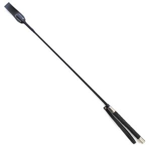 Quality Black Leather Long Whip Paddle Flogger BDSM Sexual Play Slave Training Novelty New Design Adult Fetish Sex Toy Cosplay Acc1399895