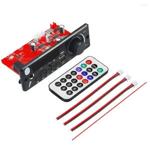 Car FM Radio Module DC 8V-24V Bluetooth-Compatible 5.0 Audio Microphone Record With Remote