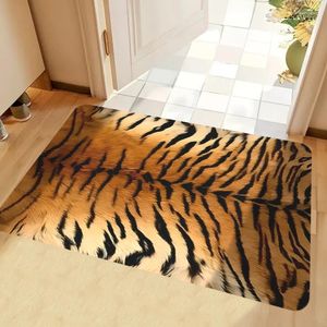 Carpets Tiger Printed Carpet Made Of Flannel Non Slip Material Suitable For Bedroom Living Room Door Mat