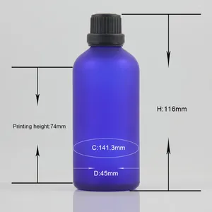 Lagerflaschen 100 ml Make -up -Serumglas -Flaschen für ätherische Öl Frauen Kosmetische Verpackungs -Tropfen -Flaschen Reisewerkzeug