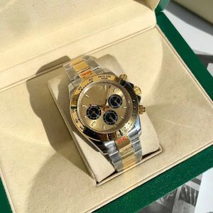 メンズウォッチ自動機械式時計デイトナスリロジ腕時計サファイア904Lステンレス鋼モントレデュラクススーパーラミナス防水ノークロノグラフ2024