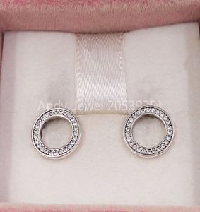 Andy Jewel Forever Stud gjord av 925 Sterling Silver Fit European Style Ale1147042