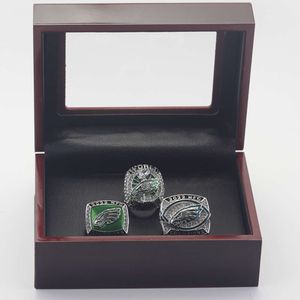 Anéis de banda 2017 2022 2022 Philadelphia Hawks 3 Ring Ring Championship Ring Set