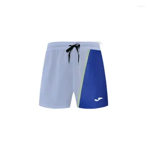 Men's Shorts Tennis Two-Tone Blue Premium Quick-Drying Badminton Summer Padle Club Running Fitness Men Drawstring