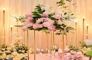 Anpassa 40 cm Artificial Rose Wedding Table Decor Flower Ball Centerpieces Backdrop Decor Party Table Floral Road Blomma14896002