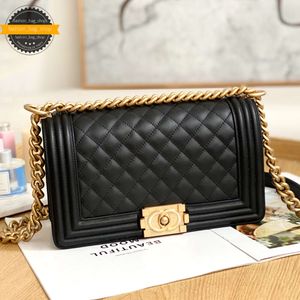 Shoulder Bags Designer Bag Shoulder Bags Luxury Handbags Caviar 2 Cs Boy Classics Flap Chain Bags Large Capacity Top Quality Multifunctional Diamond Lattice A Best C