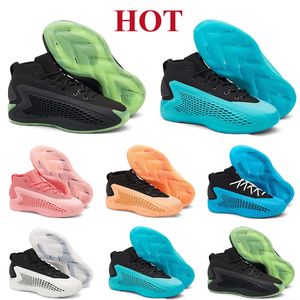 AE 1 AE1 Mens Basketball Shoes Designer Men Women Sneakers Classic Wave Shoe with Love Pink Coral Sky Blue Green Panda White Tennis Tennis Athletic Trainers