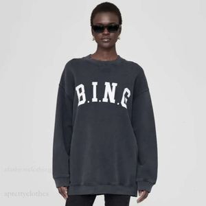 2024 Designer Anines Spegnatore Felpate Black Annie Hoodie Bing Sport Classic Letter Cotton Pullover Pullover Sighizzò Casual Women Women