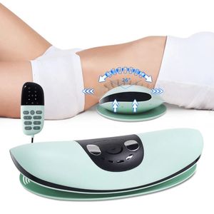 Smart Electric Lumbal Traction Device Taille Massager Beugung Rückenbehler Vibration Massage Wärme Ischias Schmerzlinderung 240426