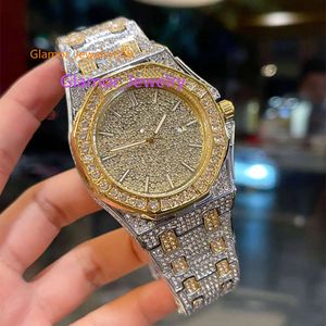 Elmas kadınlar 40mm kuvars hareketi moda bayanlar tasarımcısı kol saati Montre de lüks su geçirmez izle