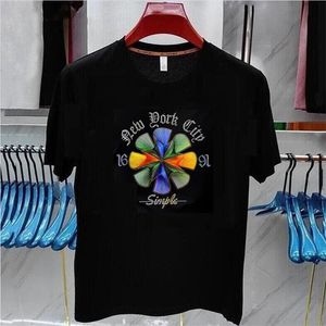 Novo 2024 camisetas masculinas de luxo, camiseta de designer branca letra de broca quente preta tshirts tshirts manga curta designer de marca de moda Top Tees