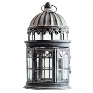 Mum Tutucu El Sanatları Asma Fener Bahçesi Ev Yard Partisi Bar Etkinlikleri Tealight Düğün Dekorasyon Metal Sahibi Vintage Stil