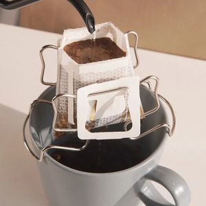 1PC Coffee Filter Holder Portable Reusable Outdoor Tea Filters Dripper Baskets Ear Drip Paper Bag Shelf Coffeeware 240416