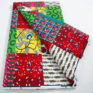 Afrika Nijerya Ankara Batik Kumaş Blok Baskı 2024 Son% 100 Polyester Batik Ganik Tarzı Kadın Diy Giyim Malzemeleri 240426