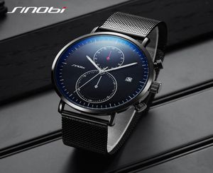 Sinobi New Men Watch Brand Business Watches for Men Ultra Slim Owatch Giappone Movimento Guarda Maschio Relogio Masculino1883652