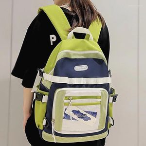 Backpack Männer weibliche transparente Freizeit -Reisebasche männliche Dame Mesh College Girl Boy School Frauen Laptop Mode