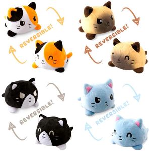 REVERSIBILE gatto gato kids soft regalo plushhie polpo animali peluche doppio bambola bambola simpatica giocattoli di giocattoli per polpos kid girl7092419