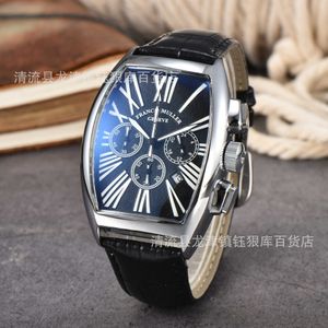 Watch watches AAA 2024 Mens 6-Pin Quartz Flange Watch Belt Watch